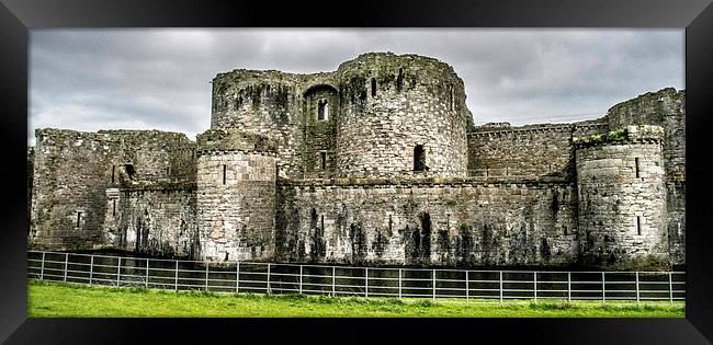  Beaumaris Castle, North Wales Framed Print by Amanda Sims