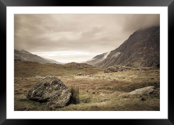  Valley Top Framed Mounted Print by Sean Wareing