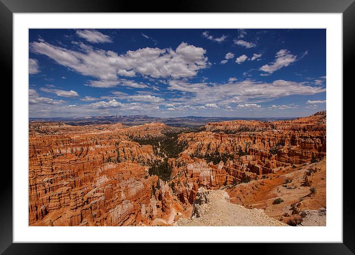 Inspiration Point Framed Mounted Print by Thomas Schaeffer