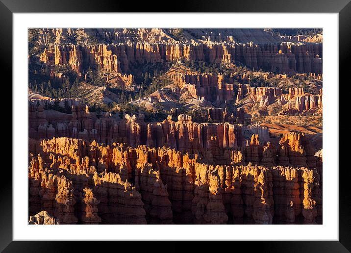 Sunset at Inspiration Point Framed Mounted Print by Thomas Schaeffer