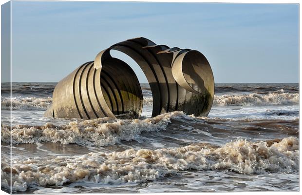 Mary's Shell Cleveleys Canvas Print by Gary Kenyon