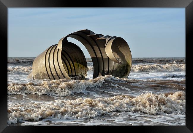 Mary's Shell Cleveleys Framed Print by Gary Kenyon