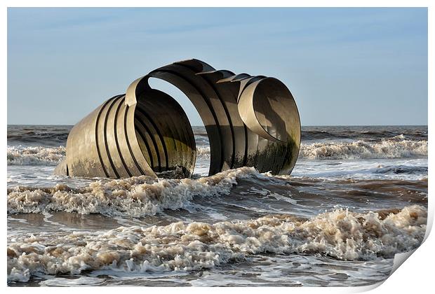 Mary's Shell Cleveleys Print by Gary Kenyon