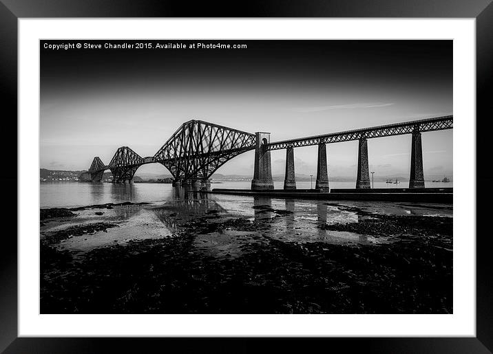  Forth Bridge, South Queensferry Framed Mounted Print by Steve Chandler