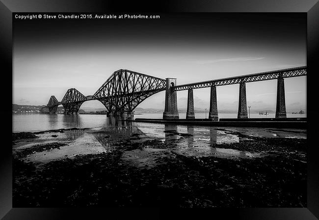  Forth Bridge, South Queensferry Framed Print by Steve Chandler