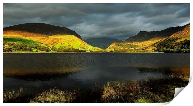  Autumn Light - Nantlle Print by Kevin OBrian