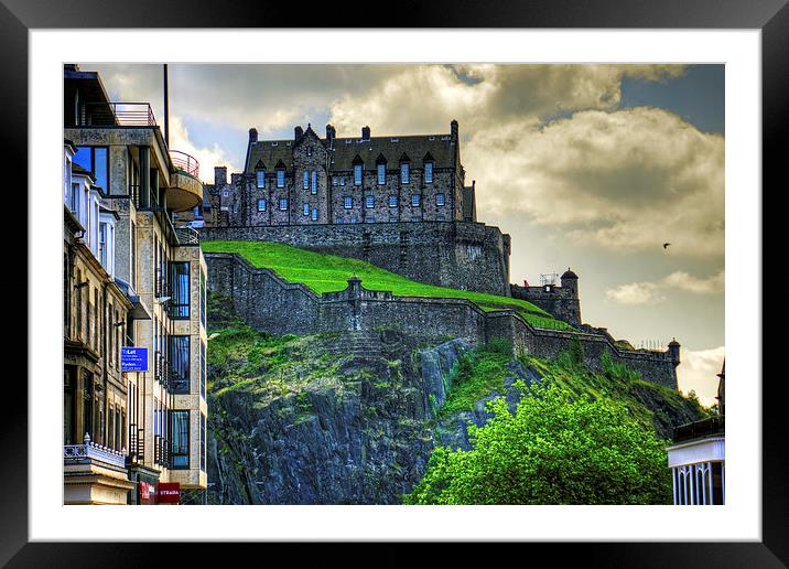 Edinburgh Castle Hospital Framed Mounted Print by Tom Gomez