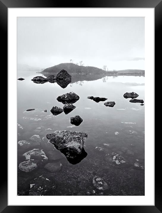  Lochan Na h-Achlaise Framed Mounted Print by Stephen Taylor