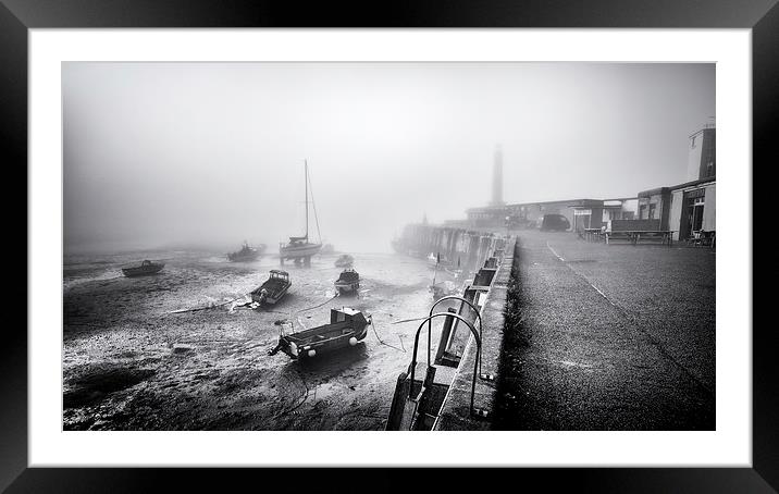  Margate Harbour Framed Mounted Print by Ian Hufton