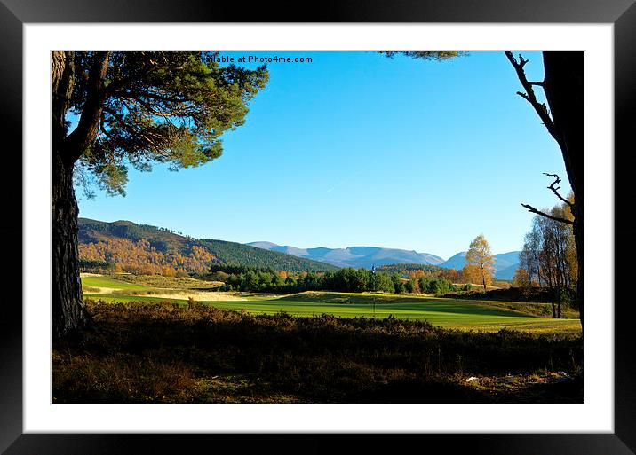 Beautiful Golf  Course Framed Mounted Print by Robert Murray