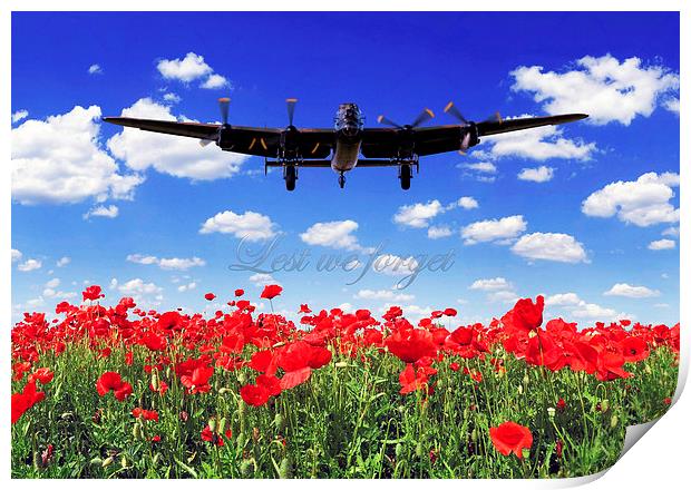 Lest we forget Print by Stephen Ward