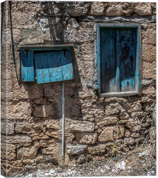  Old Cypriot Building Canvas Print by Amanda Sims