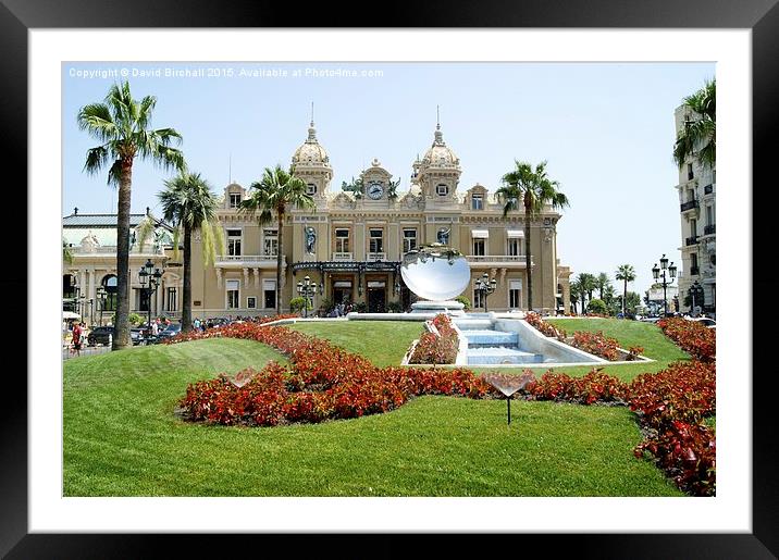 Casino de Monte Carlo Framed Mounted Print by David Birchall