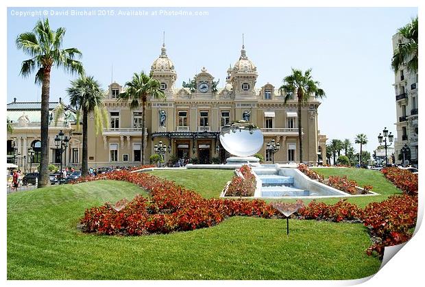 Casino de Monte Carlo Print by David Birchall
