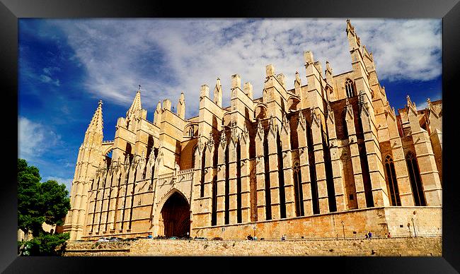  Palma Cathedral Mallorca Framed Print by Peter F Hunt