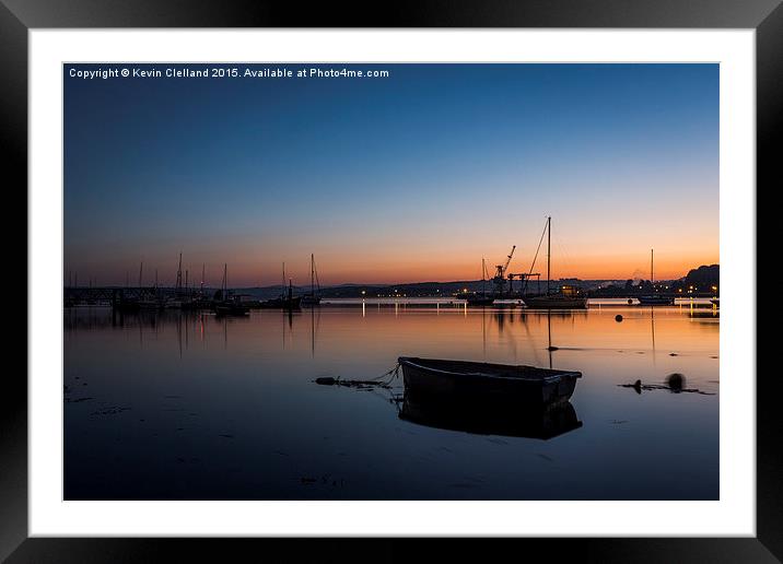 Sunrise  Framed Mounted Print by Kevin Clelland
