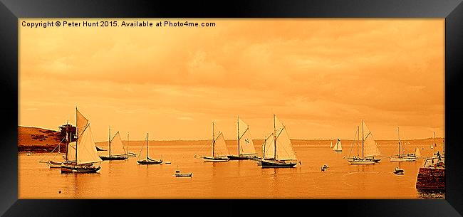  Waiting For A Breeze Framed Print by Peter F Hunt