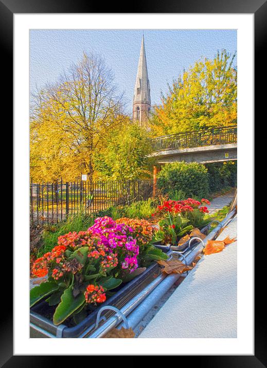  Little Venice Autumn Framed Mounted Print by Clive Eariss