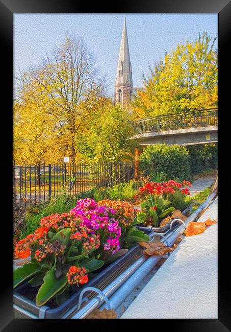  Little Venice Autumn Framed Print by Clive Eariss