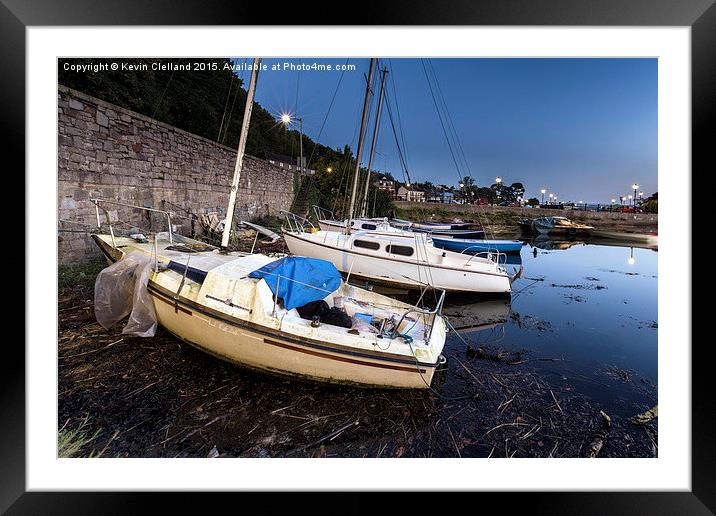  Natural Harbour Framed Mounted Print by Kevin Clelland