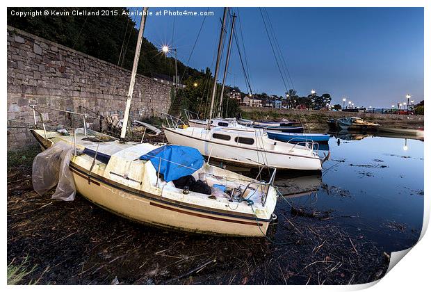  Natural Harbour Print by Kevin Clelland