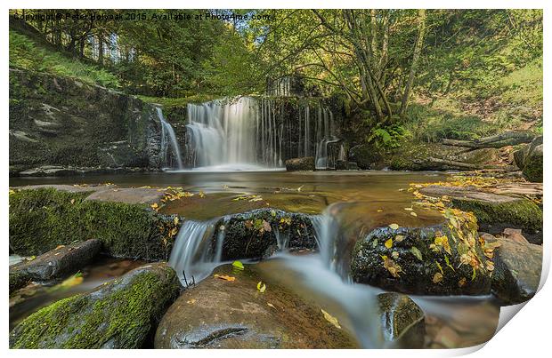 Brecon Waterfall Print by Pete Holyoak