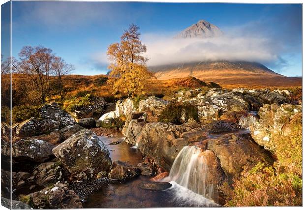  Stob Dearg in the autumn Canvas Print by Stephen Taylor