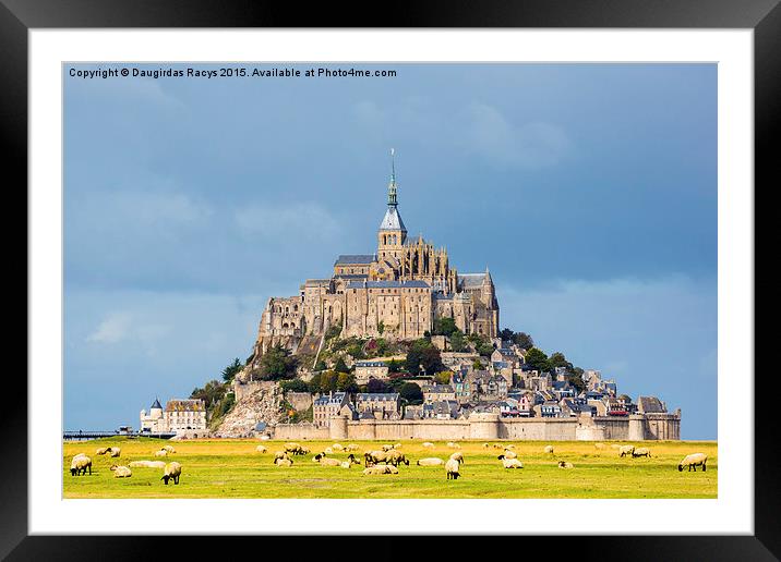  Le Mont Saint-Michel Framed Mounted Print by Daugirdas Racys