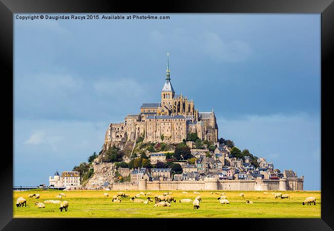  Le Mont Saint-Michel Framed Print by Daugirdas Racys