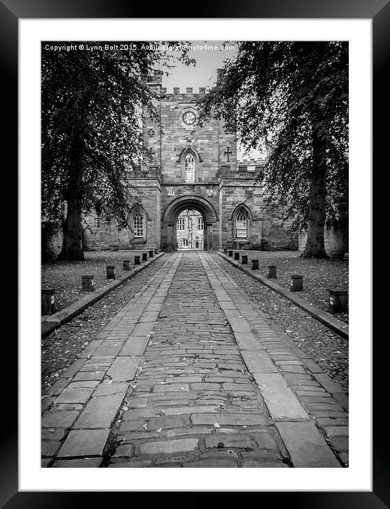  Durham Castle Framed Mounted Print by Lynn Bolt