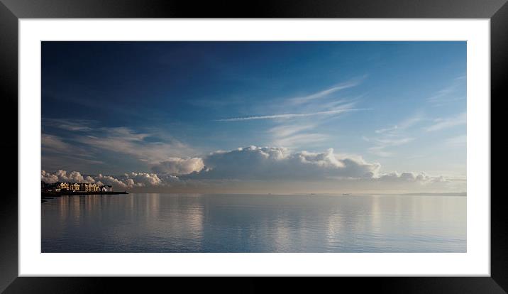 Belfast Lough Framed Mounted Print by Stephen Maxwell