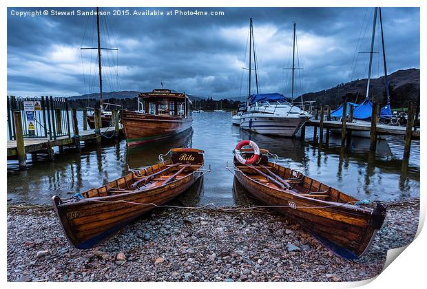  Waterhead - Windermere. Print by Stewart Sanderson