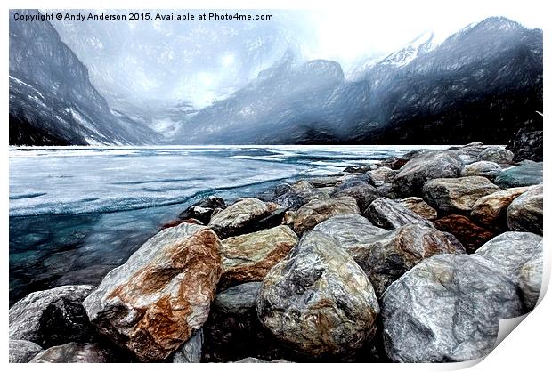  Lake Louise Alberta Canada Print by Andy Anderson