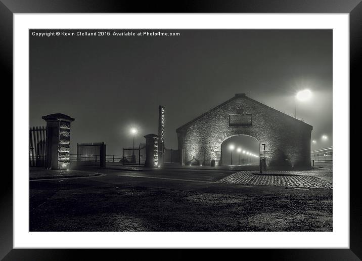  The Albert Dock Framed Mounted Print by Kevin Clelland
