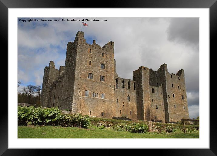  YORKSHIRE CASTLE Framed Mounted Print by andrew saxton