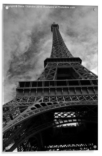  Eiffel Tower Acrylic by Steve Chandler
