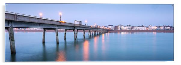  Deal Pier Panorama Acrylic by Ian Hufton
