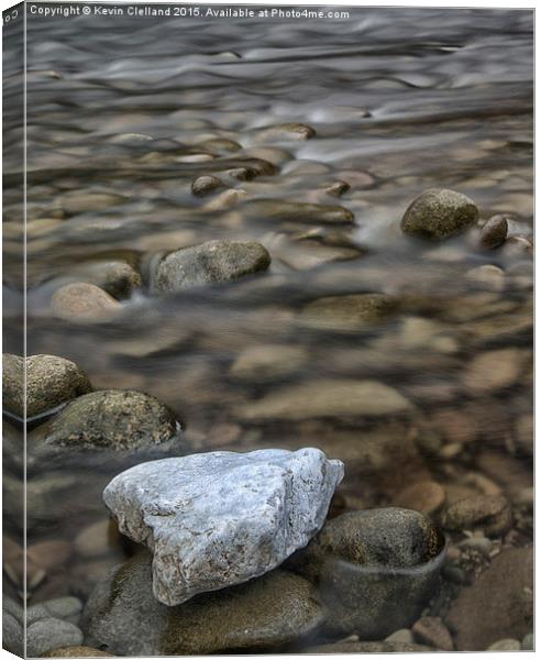  White Rock Canvas Print by Kevin Clelland