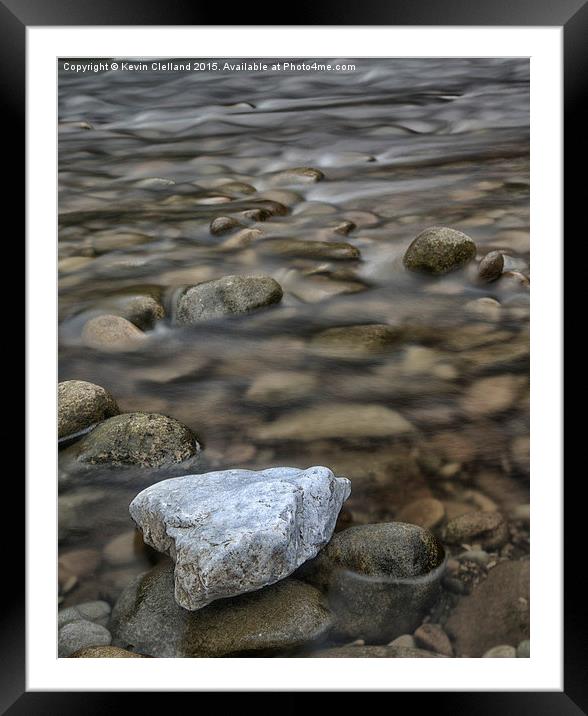  White Rock Framed Mounted Print by Kevin Clelland