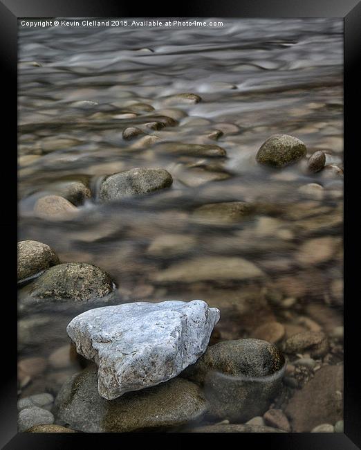  White Rock Framed Print by Kevin Clelland
