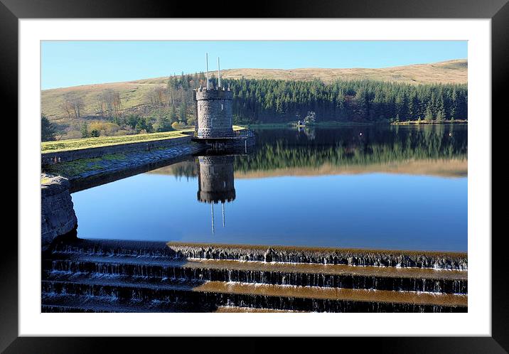  Beacons Reservoir Framed Mounted Print by Tony Bates