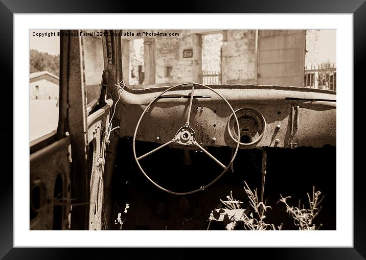 Vintage Car  Framed Mounted Print by Jacqui Farrell