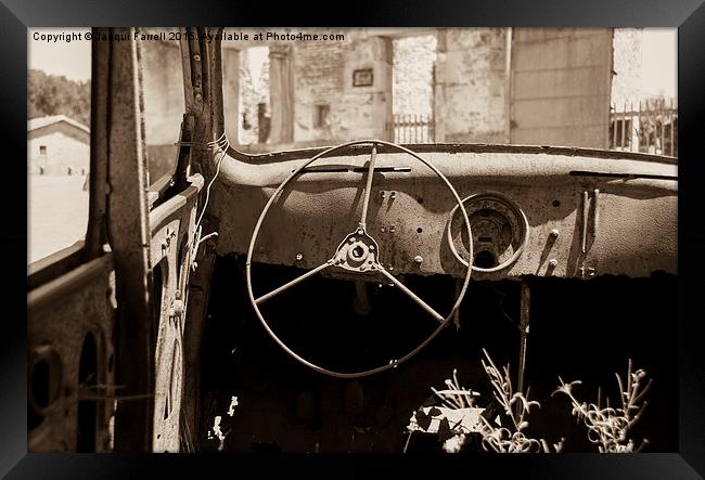 Vintage Car  Framed Print by Jacqui Farrell
