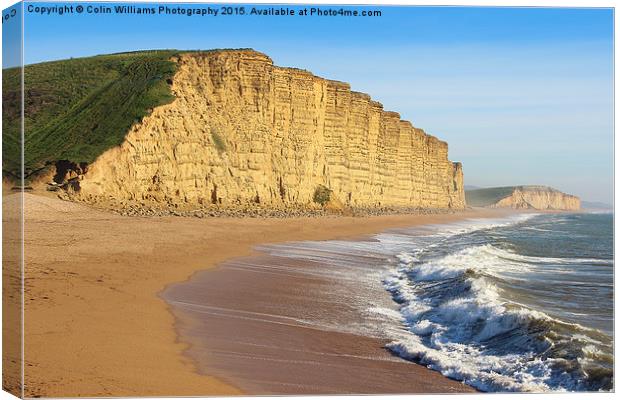  West Bay Dorset  Broadchurch 1 Canvas Print by Colin Williams Photography