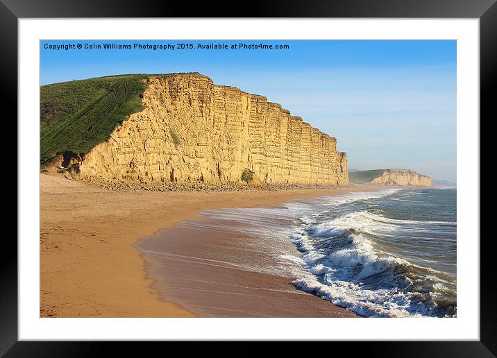  West Bay Dorset  Broadchurch 1 Framed Mounted Print by Colin Williams Photography