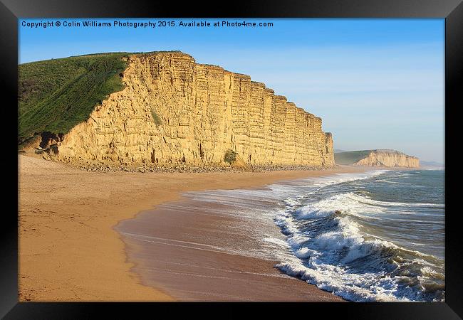  West Bay Dorset  Broadchurch 1 Framed Print by Colin Williams Photography