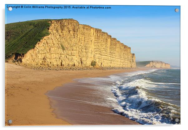  West Bay Dorset  Broadchurch 1 Acrylic by Colin Williams Photography
