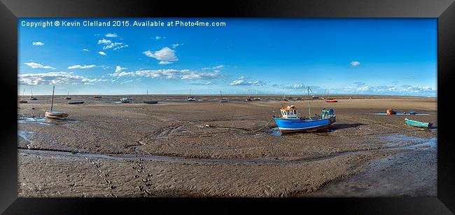 Low Tide at Meols Framed Print by Kevin Clelland