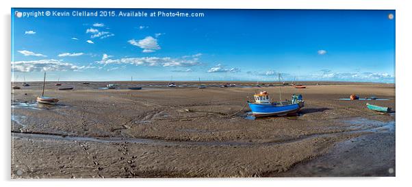  Low Tide at Meols Acrylic by Kevin Clelland