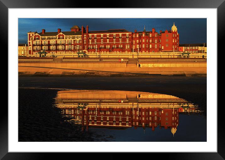  Grand Metropole Hotel Blackpool Reflection Framed Mounted Print by David Chennell